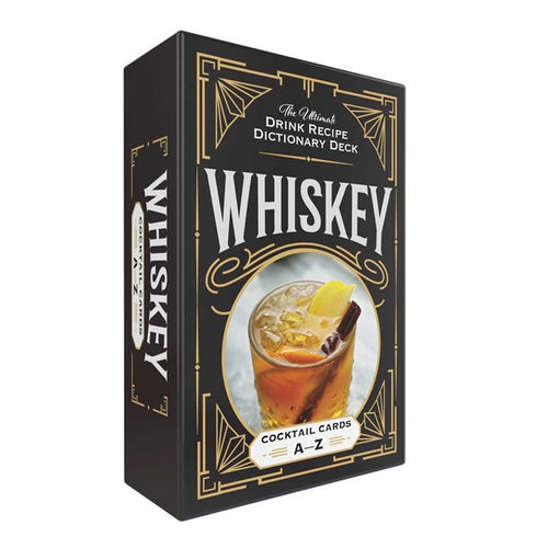 Whiskey Cocktail Cards A-Z Deck