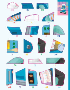 Learn by Sticker: Multiplication: Use Math to Create 10 Awesome Robots! (Learn by Sticker, 6), Workman Publishing