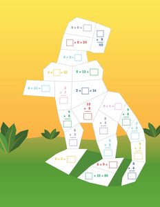 Learn by Sticker: Multiplication: Use Math to Create 10 Awesome Robots! (Learn by Sticker, 6), Workman Publishing