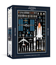 The History of Space Travel Puzzle: Astronomical 500-Piece Jigsaw Puzzle & Poster cover image