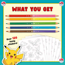Pokémon Color Your Own Fuzzy Stickers