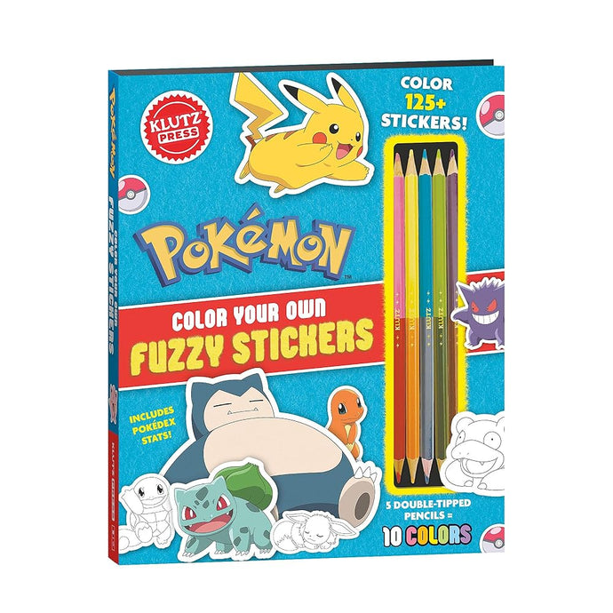 Pokémon Color Your Own Fuzzy Stickers cover image