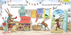 We're Going to a Birthday Party: A Lift-the-Flap Adventure (The Bunny Adventures) by Mumford