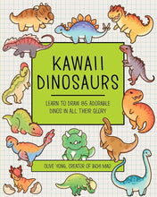 Kawaii Dinosaurs: Learn to Draw 85 Adorable Dinos in All Their Glory (Kawaii Doodle) cover image