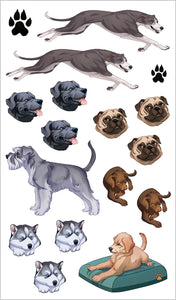 Furry, Friendly Tattoo Dogs & Puppies: 60 Temporary Tattoos That Teach