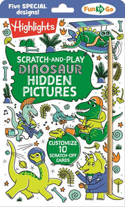 Scratch and Play Dinosaur Hidden Pictures