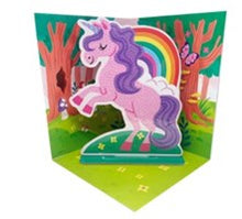 Make Your Own Gem Art Unicorn: Diamond Art Kit with Over 1,000 Gems, a Doodle Diary, Stickers and Hidden Pictures Puzzles for Kids 6-9 (Highlights Craft Books) by Highlights