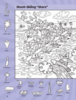 Super Sticker Ocean Hidden Pictures: Hidden Pictures Puzzle Book with Splash-Tastic Ocean Scenes, Sharks, Mermaids, Leaping Dolphins and Aquatic Holographic Foil Stickers, Made for Kids 6-9, Highlights