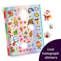 Super Sticker Christmas Hidden Pictures: 64-Page Christmas Hidden Pictures Puzzles with Holly Jolly Scenes and Holographic Foil Stickers (Super Sticker Hidden Pictures) by Highlights