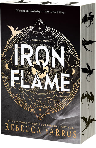 Iron Flame (The Empyrean, 2) by Yarros (Stenciled Edges)