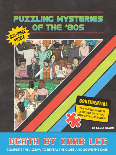 Puzzling Mysteries of the 80s Death by Grab Leg 500 Piece Puzzle