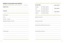 Bibliophile Book Club Journal by Mount