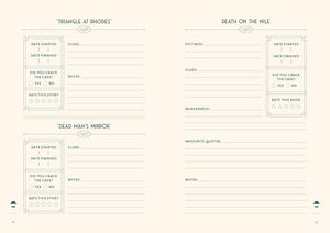 Agatha Christie Reading Tracker: Read, Solve, Record