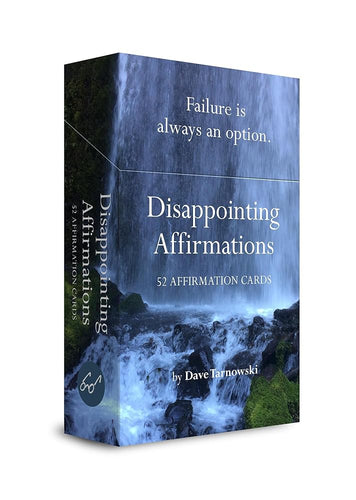 Disappointing Affirmations Deck: 52 Affirmation Cards cover image