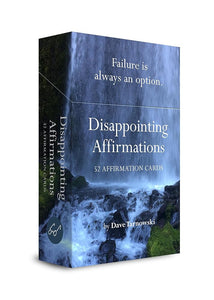 Disappointing Affirmations Deck: 52 Affirmation Cards cover image