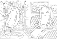 The Hot Dog Coloring and Activity Book by Brains