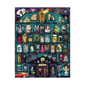50 Must-Watch Scary Movies Bucket List 1000-Piece Puzzle, Ridley's Games