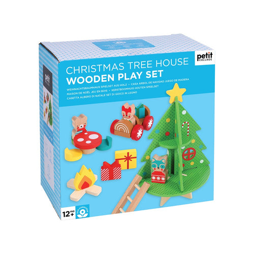 Christmas Playhouse Wooden Play Set