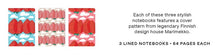 Marimekko Strawberry Notebook Collection by Marimekko