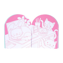 Cats Coloring Book + Stickers, Petit Collage