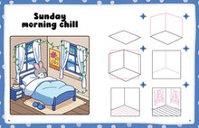 Draw me! Color me!: Cute & Cozy Home: In simple steps By Li