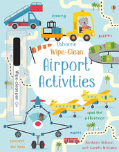 Wipe-Clean Airport Activities: A Playful Activity Book with Counting, Mazes, and Dot-to-Dot for Kids (Ages 3-5) (Wipe-clean Activities) cover image