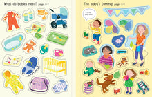 First Sticker Book The New Baby: A Fun Sticker Book for Children (Ages 3-5) About Welcoming a New Baby
