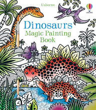 Dinosaurs Magic Painting Book: A Water Activity Featuring 16 Prehistoric Scenes for Kids (Ages 5-8) cover image
