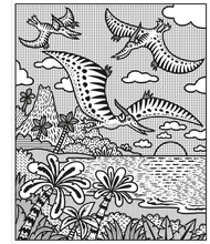 Dinosaurs Magic Painting Book: A Water Activity Featuring 16 Prehistoric Scenes for Kids (Ages 5-8)