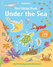 First Sticker Book Under the Sea: An Underwater Sticker Activity Book Showcasing Fun Facts about Marine Life cover image