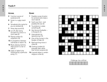 Crossword Challenge: 100 Puzzles to do anywhere, anytime (Puzzle Challenge, 7) by Hall