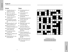 Crossword Challenge: 100 Puzzles to do anywhere, anytime (Puzzle Challenge, 7) by Hall