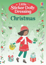 Little Sticker Dolly Dressing Christmas: A Holiday Sticker Activity Book for Kids with Dolls to Dress and Over 200 Stickers cover image