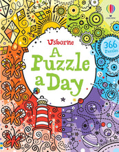 Puzzle a Day: A Fun Activity Book Featuring Mazes, Crosswords, and Word Searches, for Travel and Rainy Days (An Activity A Day) cover image
