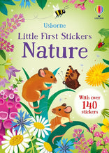 Little First Stickers Nature: A Fun Sticker Activity Book with Animals, Plants, and Bugs - An Easter and Springtime Book cover image