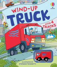Wind-up Truck: An Interactive Wind-Up Book for Kids with Four Busy Road Tracks cover image