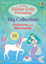 Little Sticker Dolly Dressing Big Collection: Unicorns and Mermaid: A Magical Sticker Book for Kids with Over 500 Stickers cover image