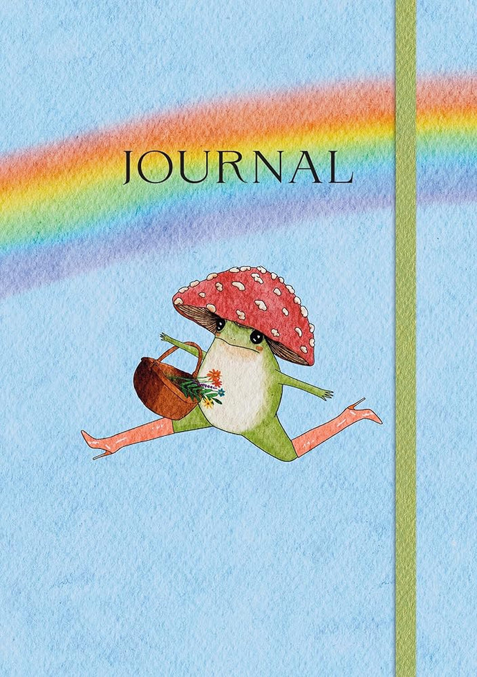 The Little Frog Journal: A Beautiful 160-Page Lined Journal Featuring the Internet’s Beloved Mushroom Frog, from the Artist Maybell Eequay cover image