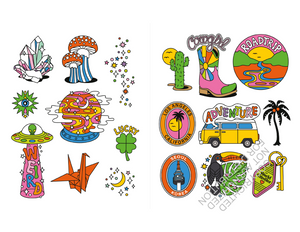 Feel Good Ink: The happy little book of temporary tattoos by Baritski