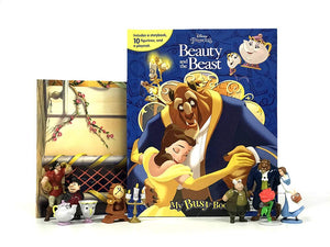 Disney Beauty and the Beast My Busy Books - Storybook, 10 figurines, playmat cover image