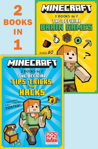 Tips, Tricks, and Hacks/Brain Games (Minecraft) (Minecraft: 2 Books in 1) cover image