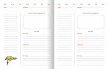 The Backyard Bird Planner: An Undated Desk Calendar and Journal By Tan