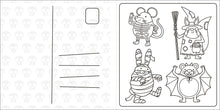 Super Cuties: A Cozy Halloween Coloring Book