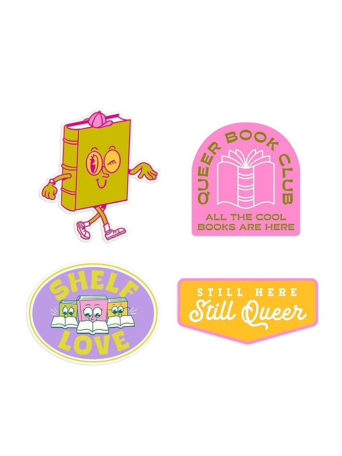 Still Here, Still Queer Pride Stickers - Sticker Set of 4: Set of 4 cover image