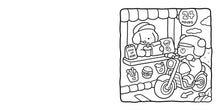 Cozy Days: Coloring Book for Adults and Kids (Cozy Spaces Coloring) by Wyo