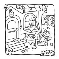 Cozy Season: Coloring Book for Adults and Kids (Cozy Spaces Coloring) By Wyo