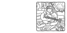 Girl Moments: Coloring Book for Adults and Kids (Cozy Spaces Coloring) by Wyo