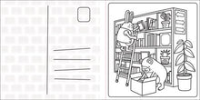 Super Cuties: A Cozy Bookstore Coloring Book: With Tear-Out Pages to Share By Bay