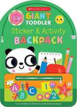 Giant Toddler: Sticker & Activity Backpack (Scholastic Early Learners) cover image