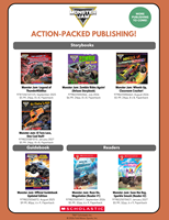 Monster Jam: Pedal to the Metal Activity Book (Includes Grave Digger truck!) by Scholastic